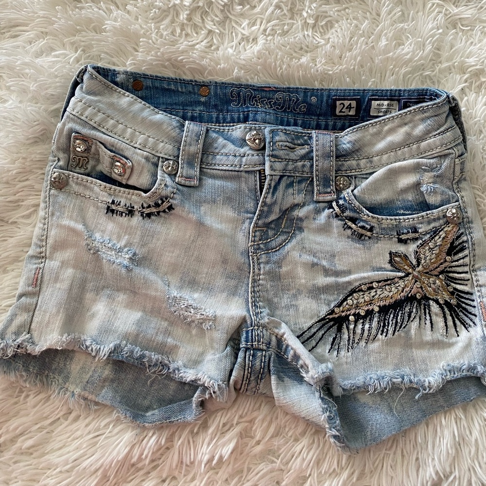 Distressed Miss Me Shorts 24